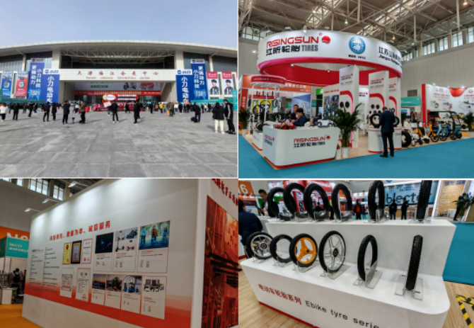 Jiangxin Technology’s air-free hollow tires attracted attention at the 22nd Tianjin Exhibition